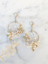 BLYTH Statement Bridal Hoop Earrings