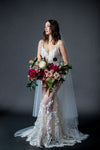 CLAIRE Extra Long Blusher Bridal Drop Veil