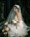 CLAIRE Extra Long Blusher Bridal Drop Veil