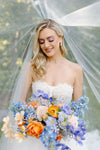 CLAIRE Extra Long Blusher Bridal Drop Veil