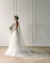 CLAIRE Extra Long Blusher Bridal Drop Veil