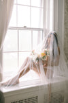 CLAIRE Extra Long Blusher Bridal Drop Veil