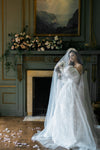 CLAIRE Extra Long Blusher Bridal Drop Veil