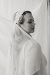 JONI Beaded Vintage Lace Juliet Veil