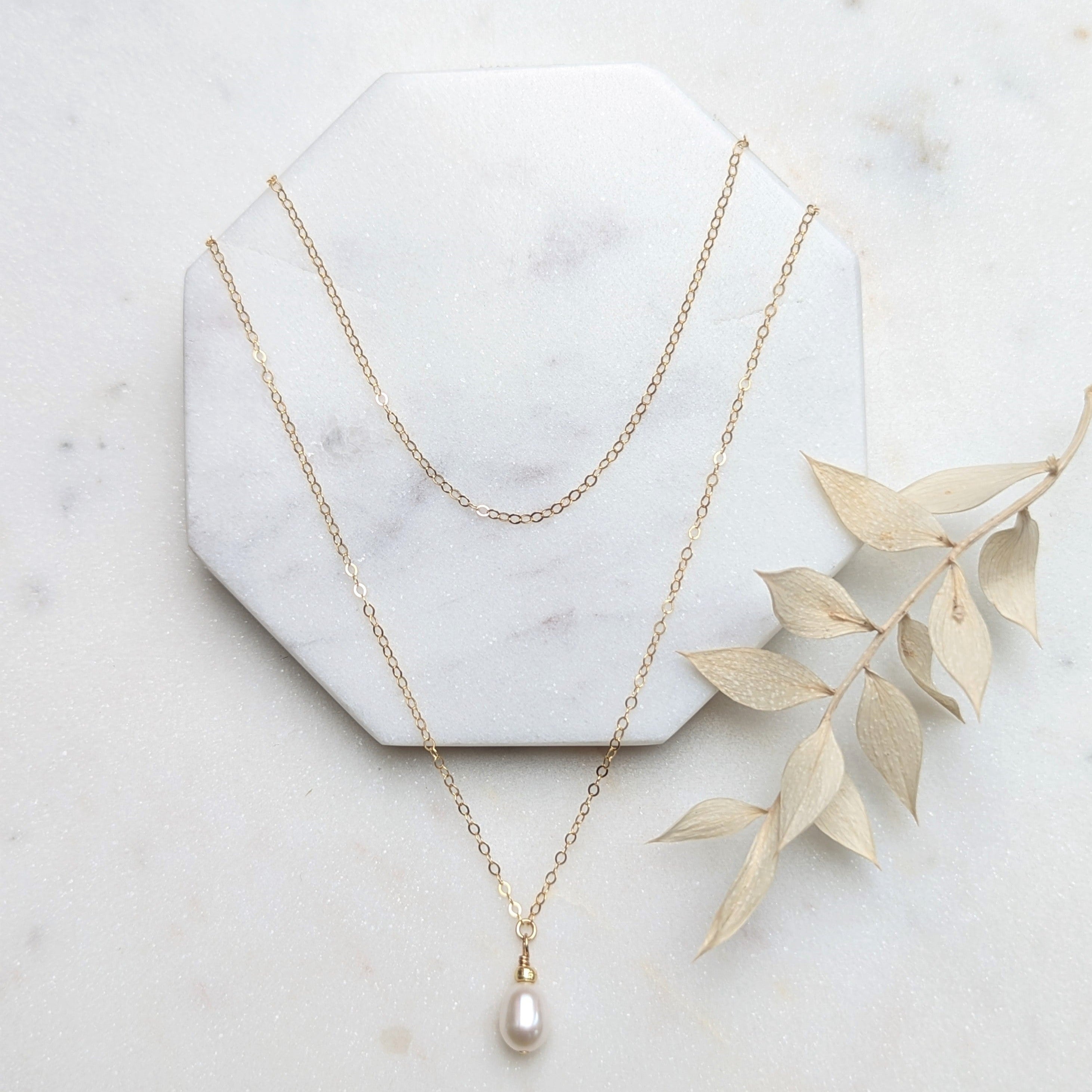 Delicate freshwater pearl and sterling silver b... - Folksy