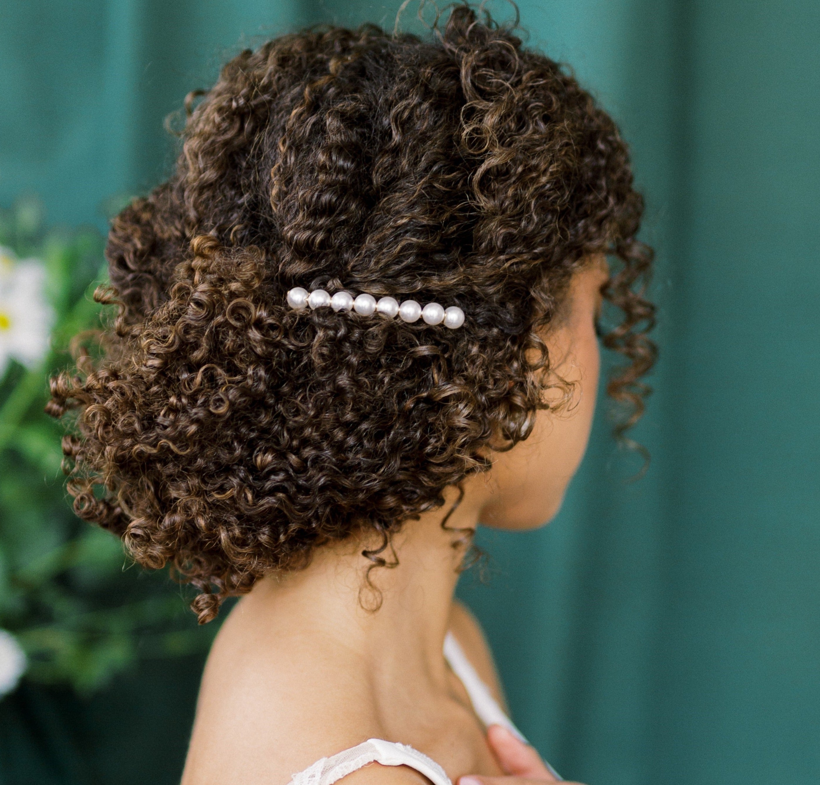 Ivory pearl online bridal hair accessories